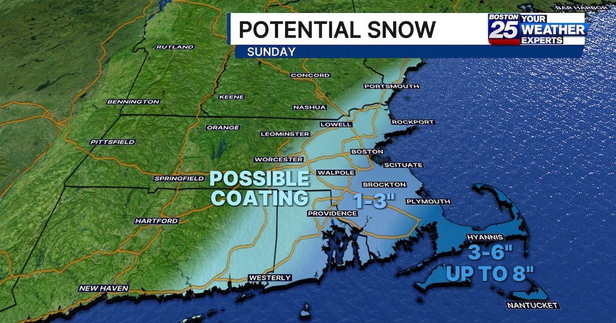 NEWEST SNOW MAP❄️: The Boston 25 Weather has lowered snow totals for the weekend nor'easter that could snow, strong winds, and coastal flooding to parts of Massachusetts.

boston25news.com/news/local/wee…
