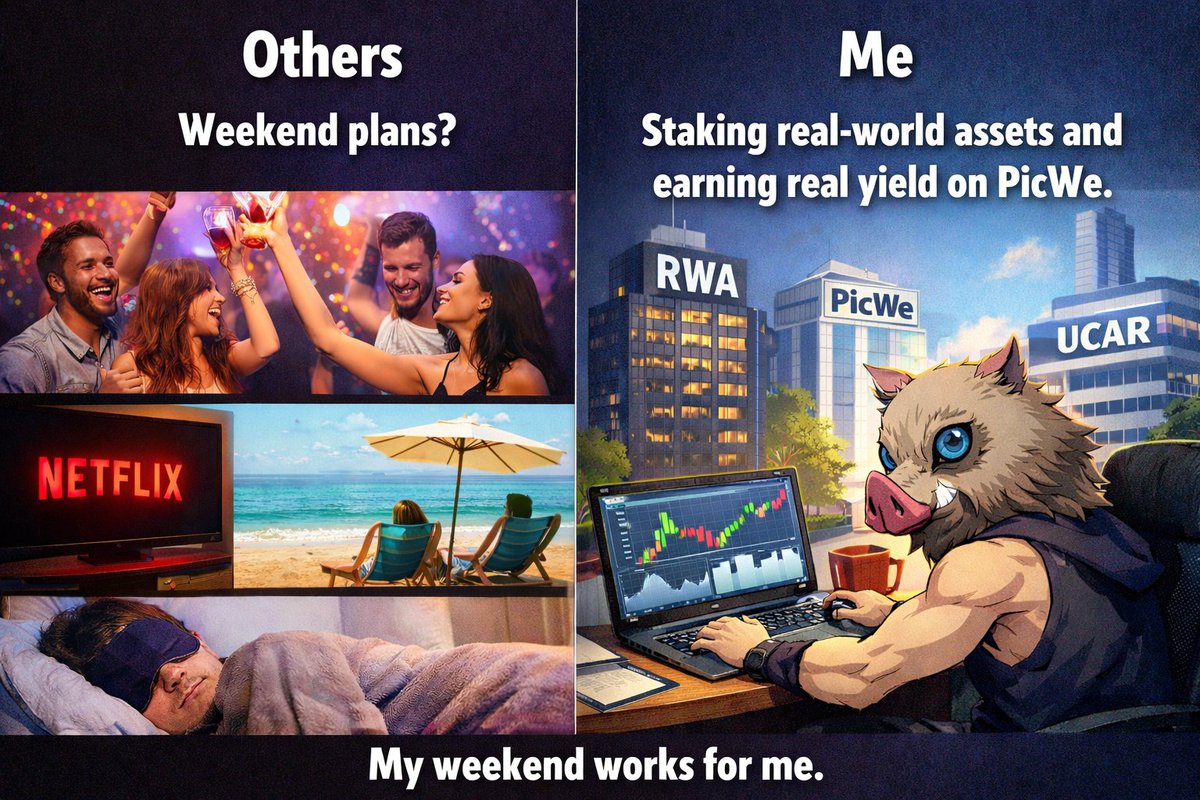 PLUTOminn's tweet photo. PicWe turns real-world assets like real estate, infrastructure, and operating businesses into on-chain opportunities that generate real yield.
While most of crypto runs on hype, @PicWeGlobal runs on cash flow letting your assets work for you even on weekends
#PicWeHERO #WEUSD https://t.co/lPPrnWt5O0