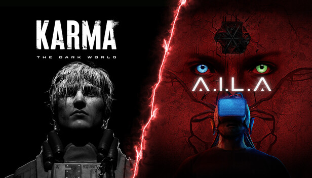 We've teamed up with psychological horror <a href="/KarmaDarkWorld/">Karma: The Dark World</a> for the ultimate bundle! 🩸

Plus A.I.L.A is now 20% off on Steam for 10 days! Head here to face off against a sentient A.I nightmare: store.steampowered.com/app/2695430/AI…