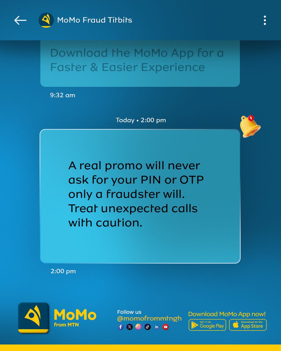 Excited about a promo? Pause. Protect your PIN &amp; OTP.