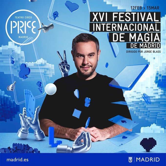 📢¡La magia 🎩✨ regresa con más fuerza que nunca a Madrid!

✅Del 18 de febrero al 15 de marzo se celebra en el <a href="/circoprice/">Teatro Circo Price</a> el XVl Festival Internacional de Magia de Madrid
✅Un show lleno de asombro, risas y trucos alucinantes
 👉informate.madrid.es/iqpit1
