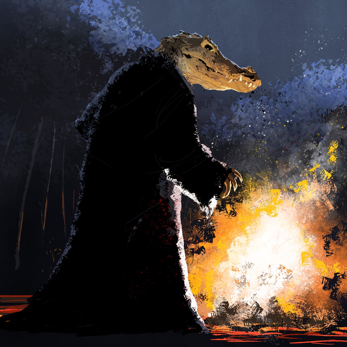 _GustavoRinaldi's tweet image. Primeiro #BRArtDay de 2026!  Meu nome é Gustavo e sou ilustrador há mais de 20 anos.  Aproveitar o dia pra postar alguns desenhos do nosso folclore que eu fiz  em 2020 e que deram origem à HG Jana das Selvas - O Retorno do  Mapinguari :D