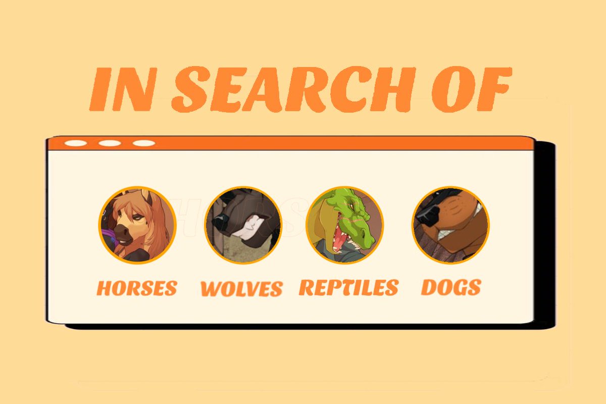 bashfulcoquette's tweet photo. ᅠ
     Types  of  FURRIES  I’m Looking to
     Write With ❕ IF Your Character is
     One of THESE , I’m Down to Write.

Still Selective Though. Art by Wolfy-Nail
ᅠ https://t.co/tOL0yXAbiS