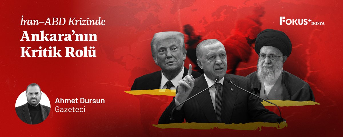 ➕ DOSYA | İran–ABD Krizinde Ankara’nın Kritik Rolü

▪️ İran–ABD gerilimi artarken Ankara, savaşa alternatif diplomatik zemin sunuyor

▪️ Türkiye askeri müdahaleye karşı, diyalog ve arabuluculuktan yana net tutum alıyor

▪️ Trump’ın baskı stratejisi İran’da tavizden çok direnci