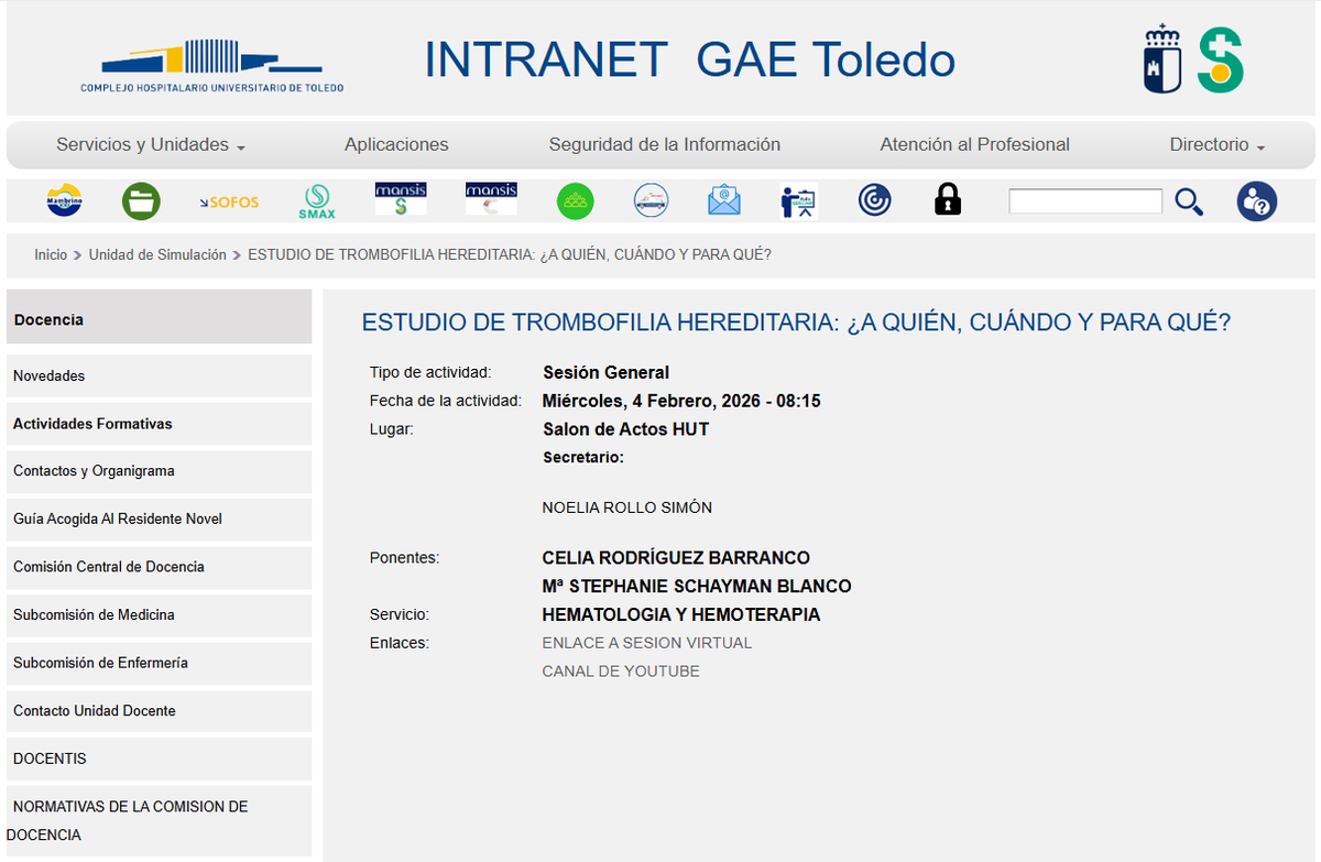 Biblioteca CHUT tweet media