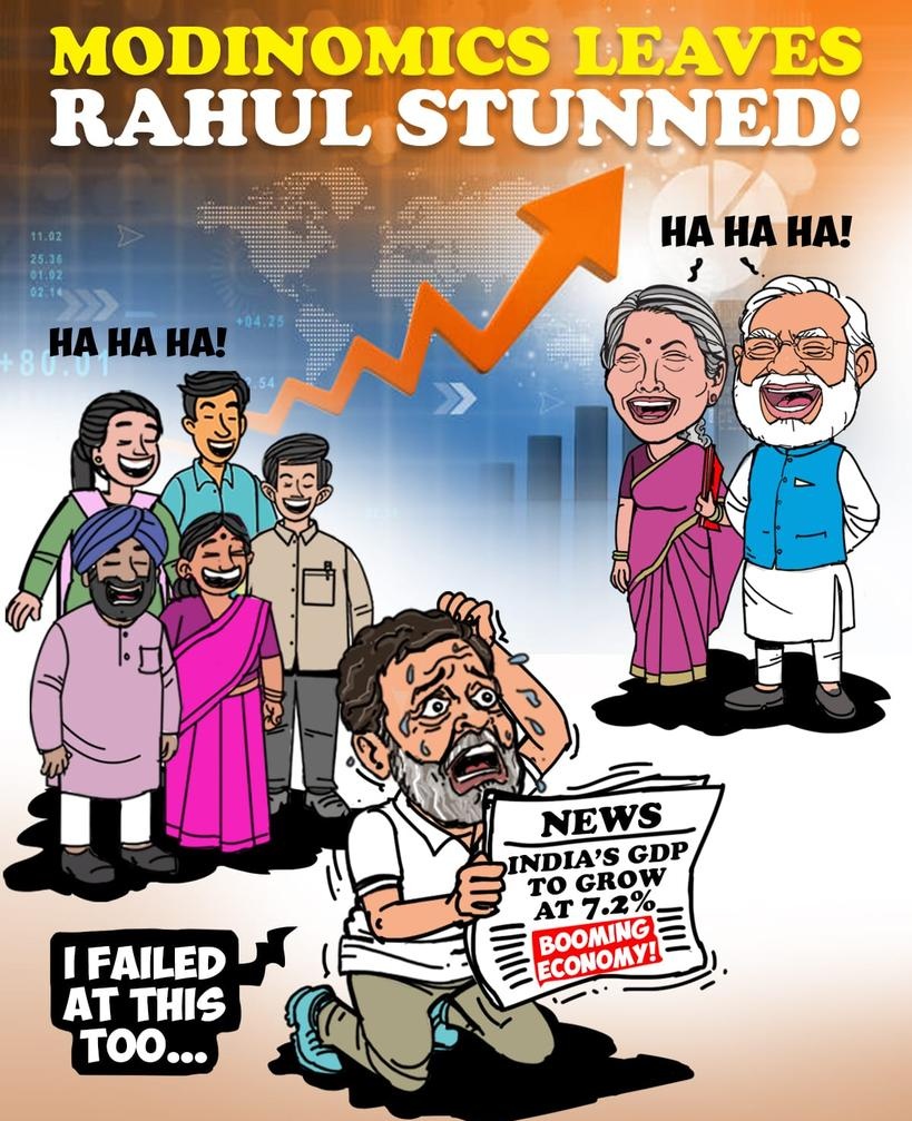 satyakumar_y's tweet photo. Whenever India progresses, Rahul Gandhi can’t digest it. https://t.co/FUs4gjzEyx