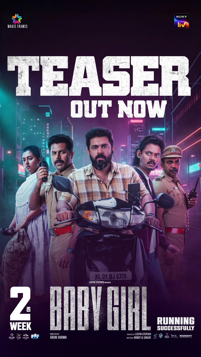 Second Teaser From #BabyGirl our Now!🔥

youtu.be/aJJanu8YEy8?si…

Running Successfully, Watch It From The Theatres Itself ❤️

#NivinPauly #ListinStephen