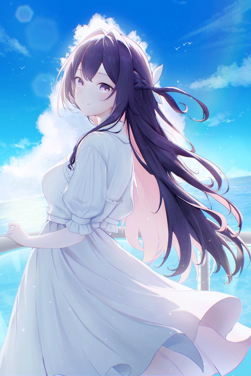 Merinn5's tweet image. 今回も一生懸命描きました！
あずきち、いつもありがとうございます🤍✨
#AZKiART