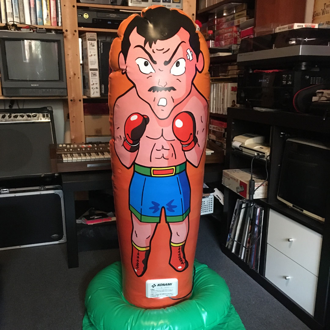 retro_dodo's tweet image. The Famicom has some weird peripherals, but did you know that Konami made a punching bag controller back in 1987 that worked with a game called Exciting Boxing? 

#famicom #nintendo