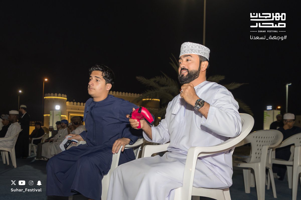 بطولة فيفا في #مهرجان_صحار🎡 أجواء مشحونة بالتركيز والتحدي والحماس وفرحة الفوز 🤩🎮

#وجهة_تسعدنا ✨