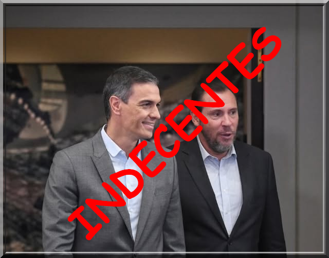 Después del desgraciado accidente de tren que se ha llevado 45 víctimas, han aparecido cartas de gente que se dirigen a estos dos mamporreros inútiles pidiéndoles que dejen de hacer daño a España y que se larguen de una pVta vez.
¿Creéis que harán caso o más bien se la suda?