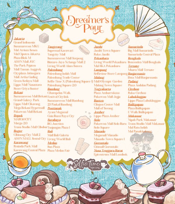 ☕️A timeless intimacy preserved in a shot of moment together🍵

🍵 𝐏𝐡𝐨𝐭𝐨𝐛𝐨𝐨𝐭𝐡 𝐄𝐯𝐞𝐧𝐭 ☕️
By your side and at your service, ensuring every shared moment is steeped in perfection.

📍<a href="/selfietimeid/">Selfie Time ID</a>
📆 9 – 22 February 2026

#DreamersPour
#ORV #전독시