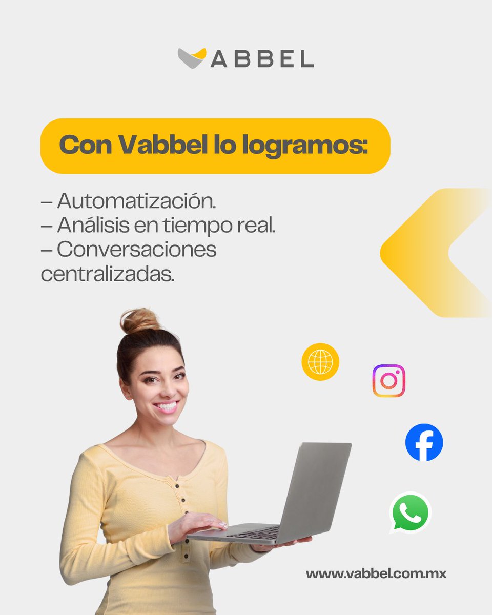 _Vabbel's tweet photo. Menos carga operativa.
Mejores decisiones.
Activa tu plan gratuito de 100 chats mensuales.
.
.
#IAparaEmpresas #Automatización #AtenciónAlCliente https://t.co/WJFvNiIPfW