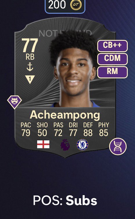 AaronArmiger's tweet photo. @connFUT Finally get to build my new cb, put perfect playstyles on him for how I play, just need the stats and 2nd + https://t.co/u51ii3eM09