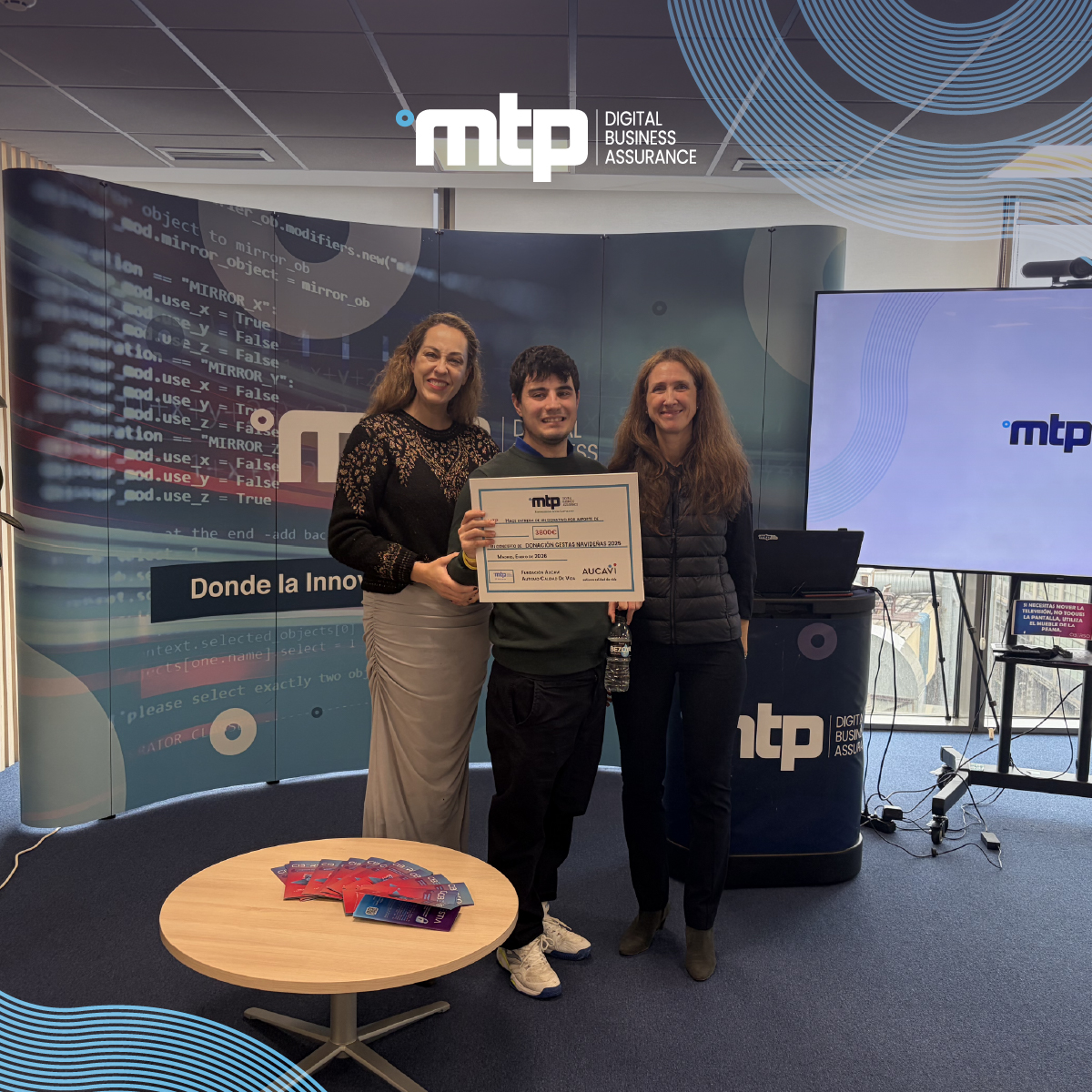 MTPdba's tweet photo. AUCAVI, @culebranocalla, Fundación MTP y Endomadrid han sido las organizaciones a las que, este año, han ido destinados los importes de las cestas de Navidad que profesionales de MTP donaron de forma solidaria. 
#BlogMTP 👉  https://t.co/CZmT1wVxQT https://t.co/8738Rkix7v