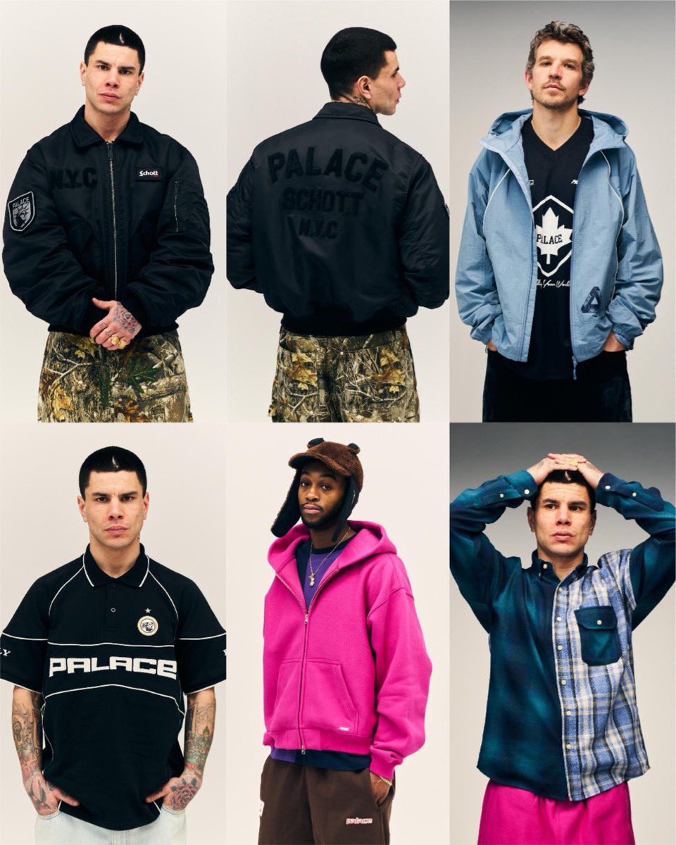 PALACE SKATEBOARDS “SPRING 26” LOOKBOOKとWeek1 立ち上げ日程が公式