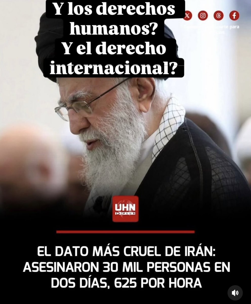 Uds han visto a algún Zurdo protestando por los Derechos Humanos en Irán 🇮🇷?