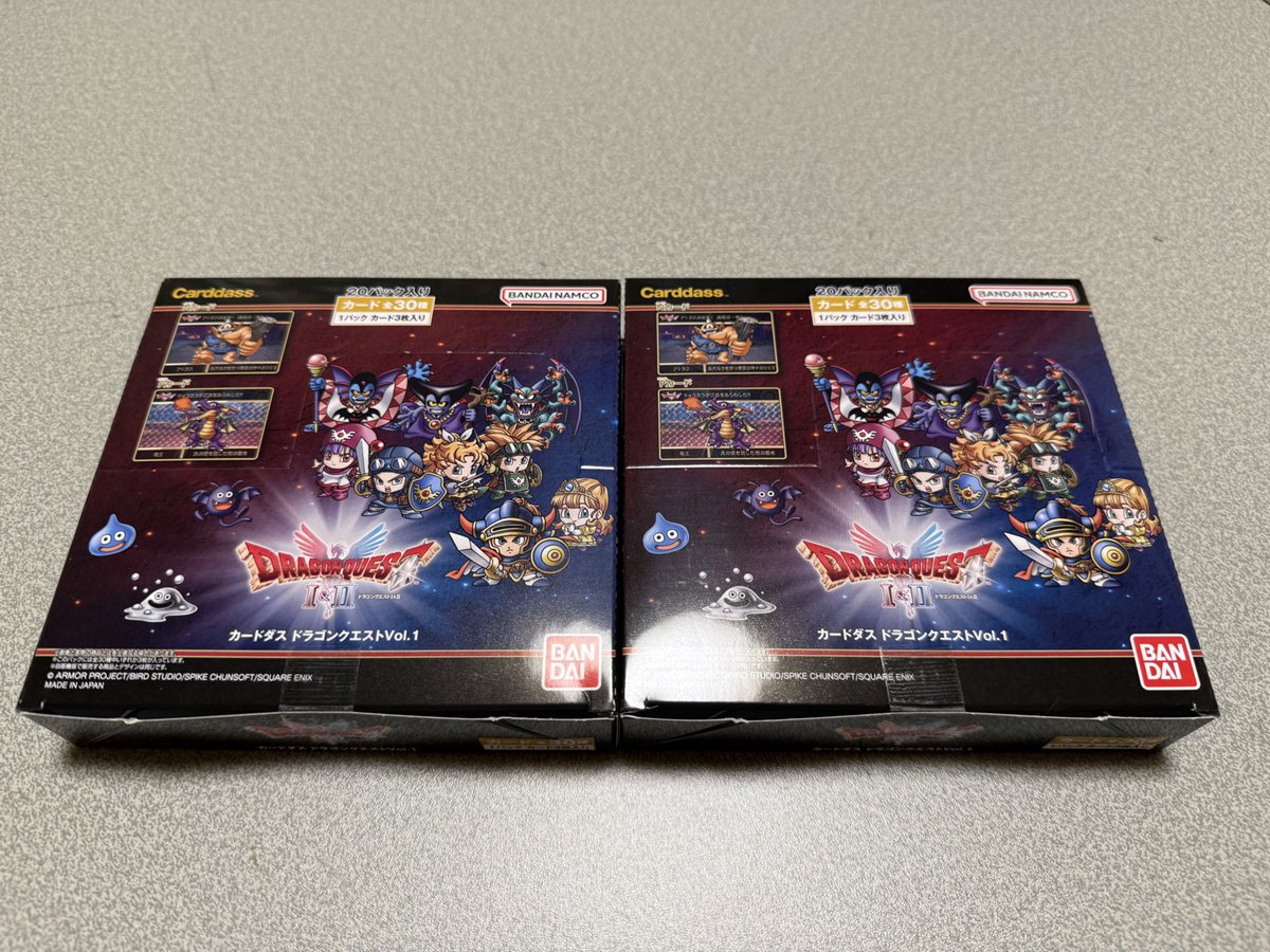 届いたぜ‼️ 全30種 20パック入り 1パック3枚入り 1BOXで60枚 揃うのか