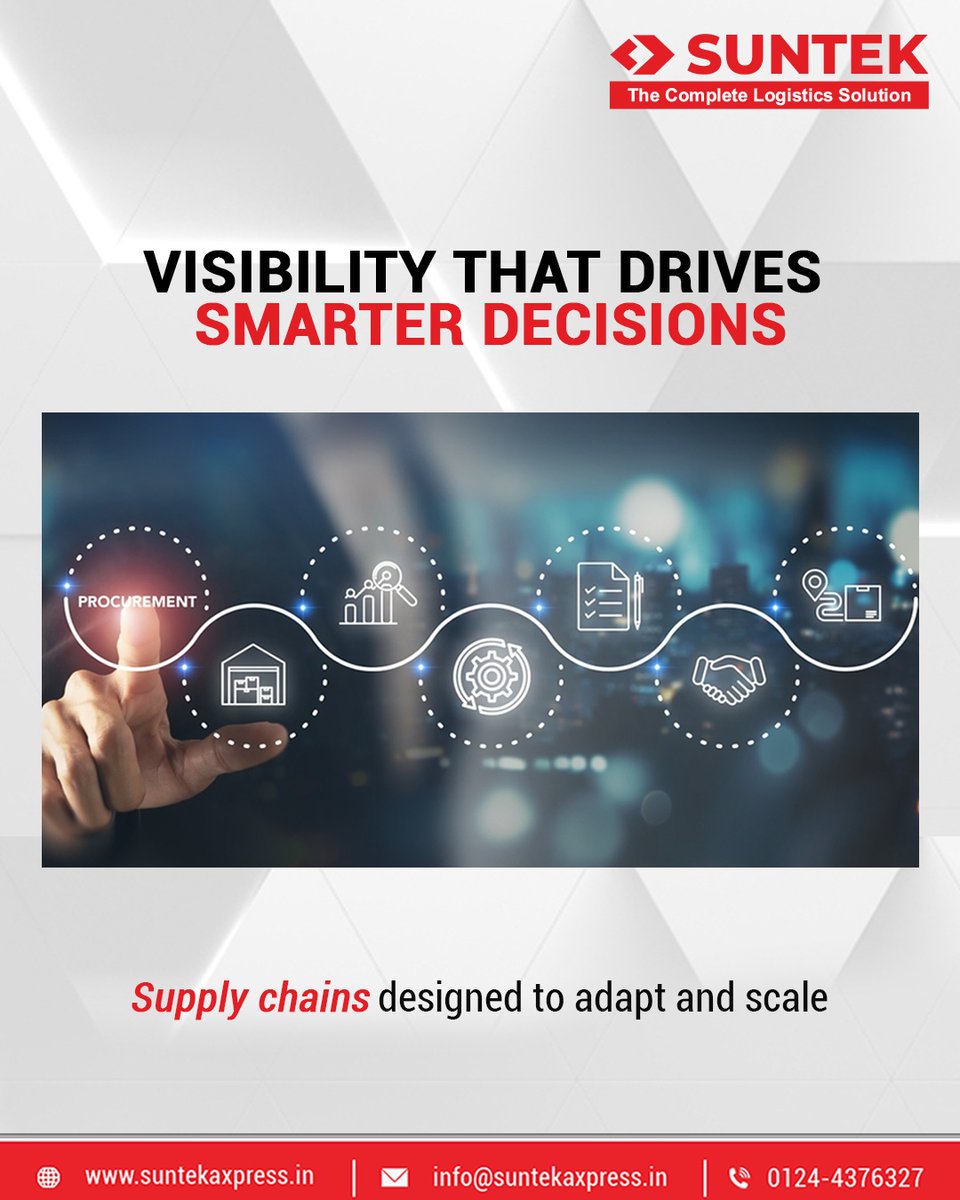 With tech-driven systems and real-time insights, Suntek Axpress helps businesses gain control, agility, and confidence across their supply chain. #SuntekAxpress #SupplyChainSolutions #DigitalLogistics #FutureReady