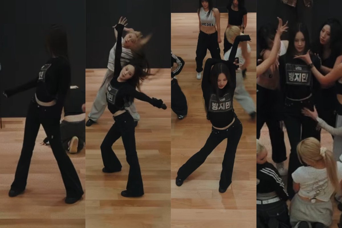 hajeemalatang's tweet image. jeemin looks soooo fine in her dance practice outfit damn