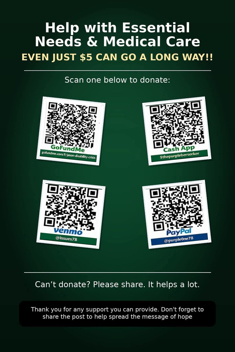 Issues78's tweet image. This week has reminded me how much kindness still exists, and I’m incredibly grateful to everyone who’s shown up. Your support has meant more than I can explain.

I’m still working toward something stable, but I’m not there yet, and help is still needed. Even a small contribution…