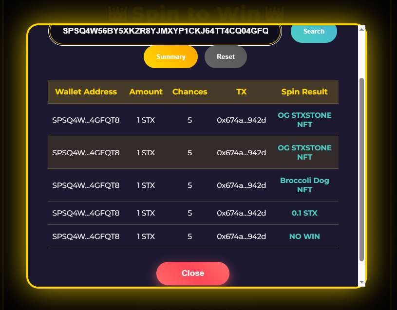 0xAlee_9's tweet photo. @QuetzalBTC played the "Spin to Win" game and won rewards 🎉

This is a great start, and I have high hopes with @Stacks ahead.

I invited everyone to try it out, share your experience, and drop your feedback.

link: https://t.co/IGkf6YuNeB

Thank you 🙌🚀 https://t.co/ZuLgrZxYlA