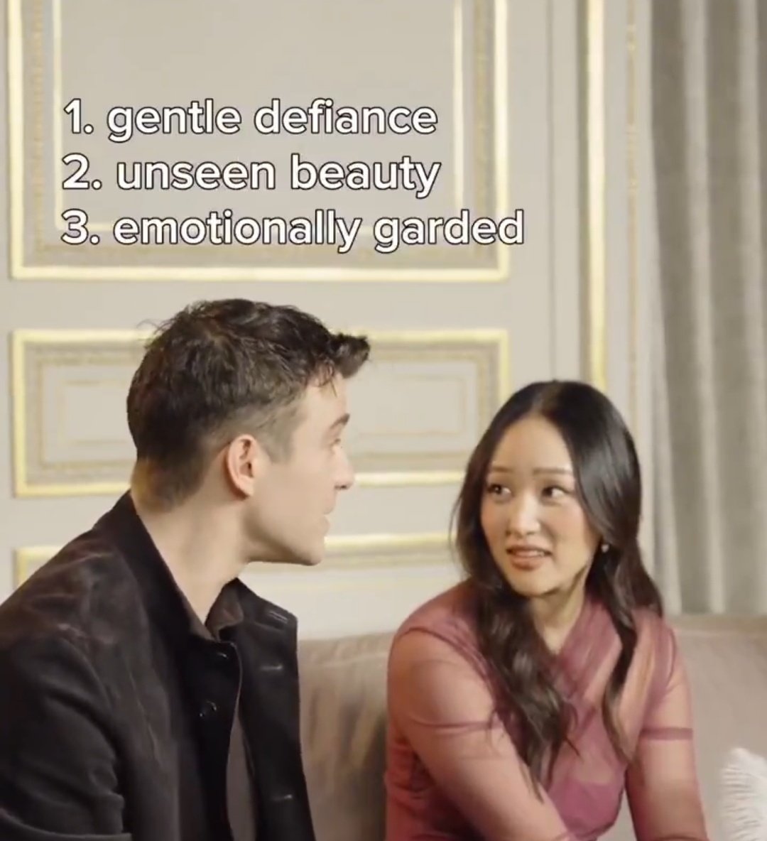 Ben describing sophie in three words 🥹🩷