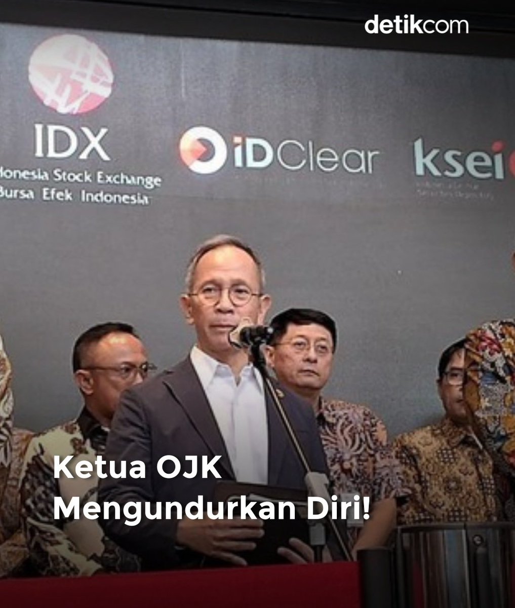 Ketua OJK mundur Dirut BEI mundur, hati hati Prabowo cuma di pilih 58% rakyat. Ada 42% yg berlawanan. Jika ekonomi Ambruk Prabowo bisa ikut Mundur. 

Jumat