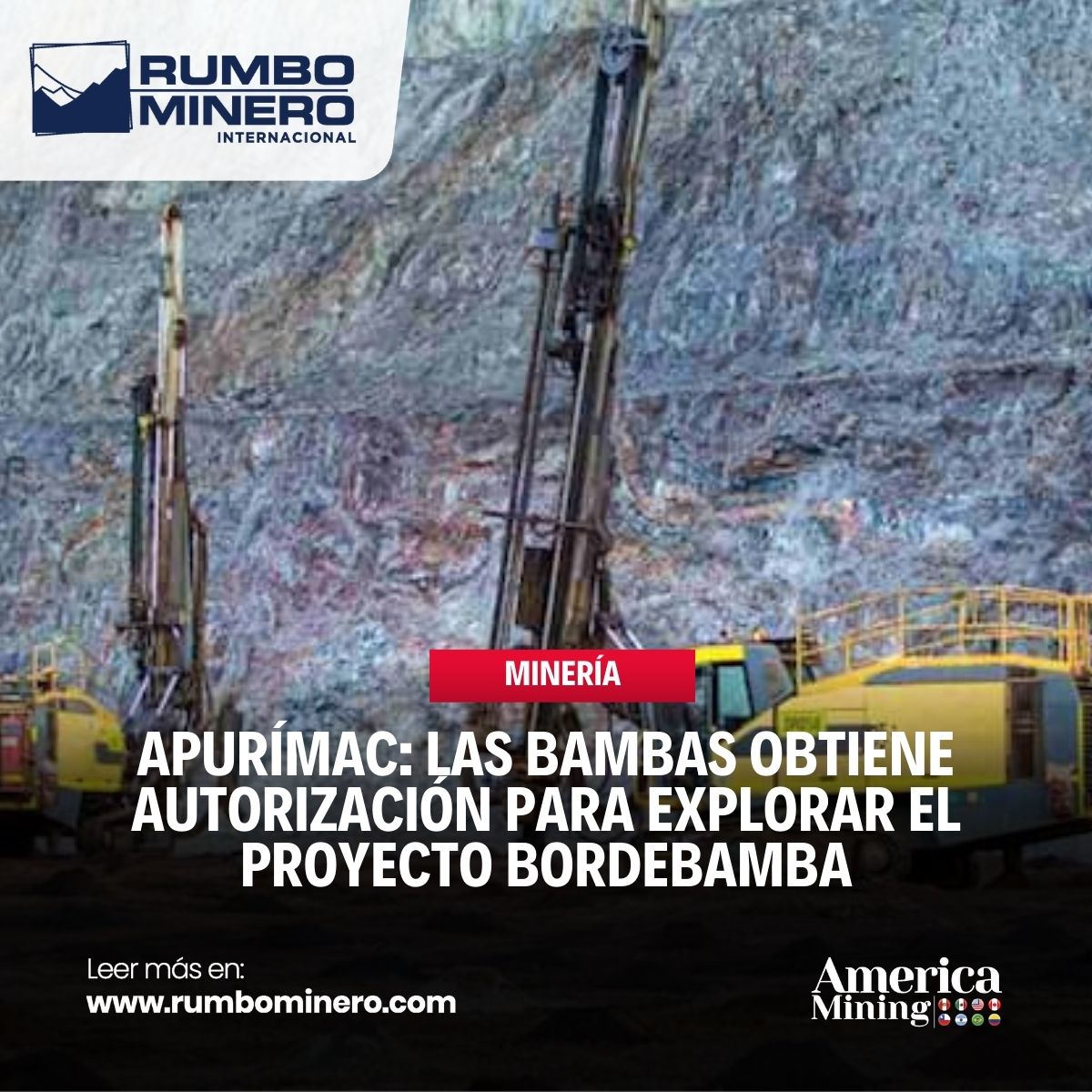 rumbominero's tweet photo. ¿Nueva exploración para Las Bambas? ⛏️📊
El Minem autorizó el proyecto Bordebamba en Apurímac.
Los detalles: https://t.co/wWp7Qkdim6
#LasBambas #Exploración #RumboMinero https://t.co/aAsRXzjJ8l