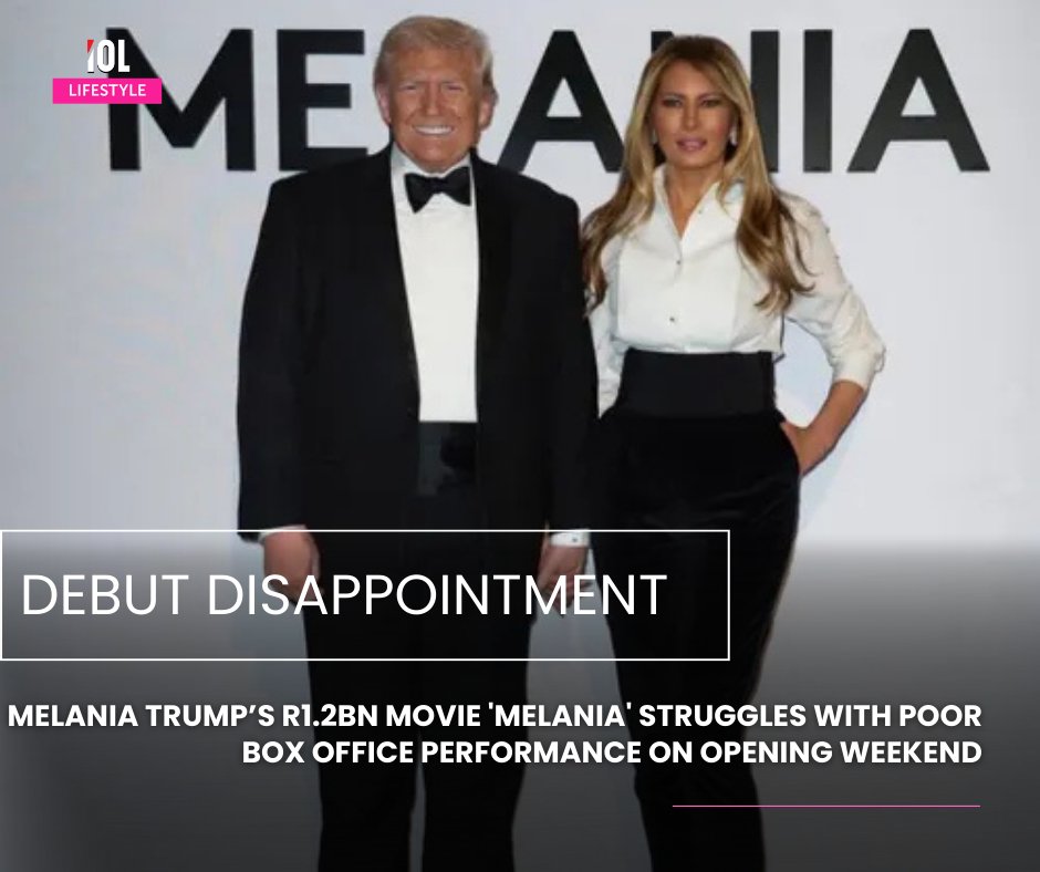 IOL_Lifestyle's tweet image. Melania Trump is stepping into the spotlight with her new $75 million (R1.2bn) documentary, "Melania".
#Documentary #FilmRelease #CinemaBuzz
Read on: tinyurl.com/22dz8h8d
