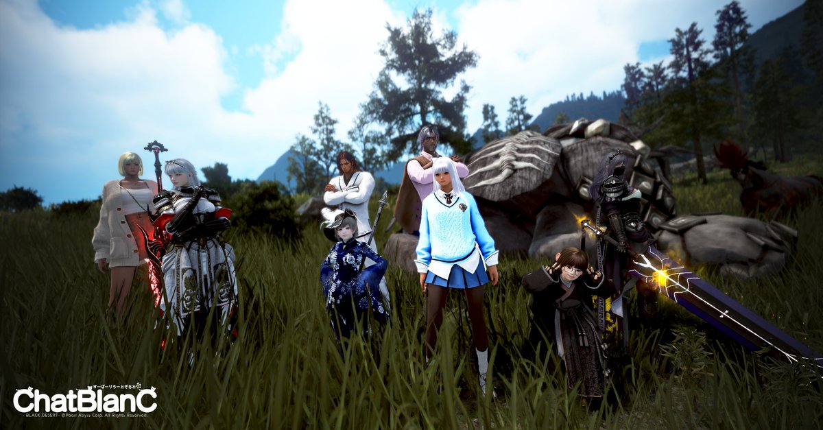 うんうんｗ
#今日のChatBlanC 
#こまこめGB #黒い砂漠PC