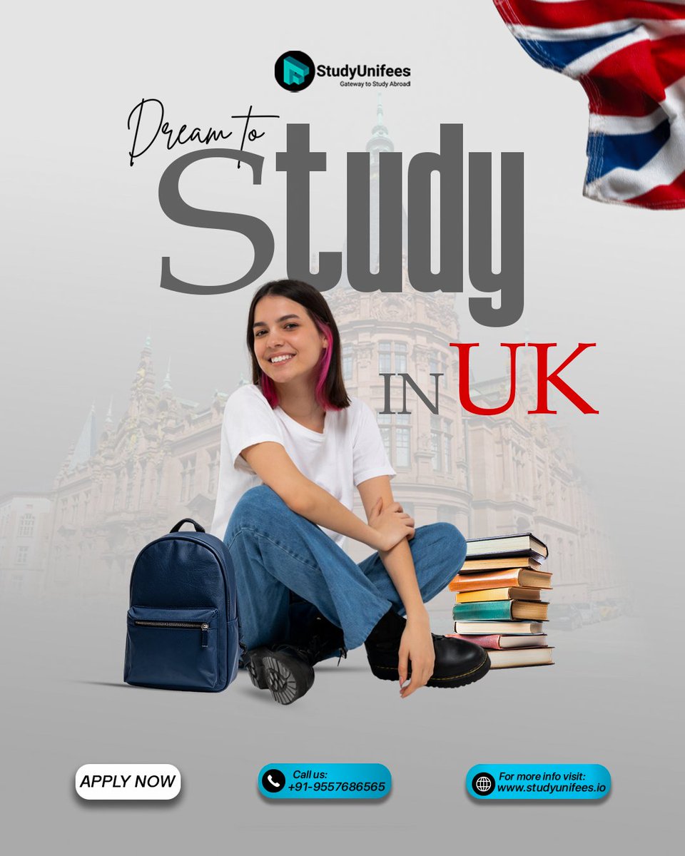 Your journey to Study in the UK starts with Study Unifees.
🎓 Top UK Universities
📄 Expert Visa Guidance
🌍 Global Career Opportunities

📞 Apply Now &amp; turn your dream into reality!
#StudyInUK #StudyUnifees #StudyAbroad #UKUniversities #StudentVisaUK #InternationalStudent