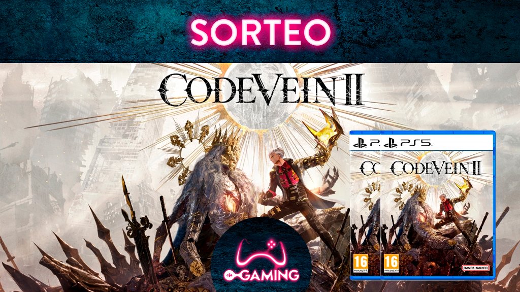 ⚠️ SORTEO ⚠️

¡Últimos días para llevarte uno de los dos códigos digitales de #CodeVein2 para #PS5!

✅ Haz FAV y RT
✅Comenta con el hashtag  #CarrefourConCodeVein2
✅Participa tantas veces como quieras con amigos diferentes

🍀 SUERTE

Bases acortar.link/nOauwl