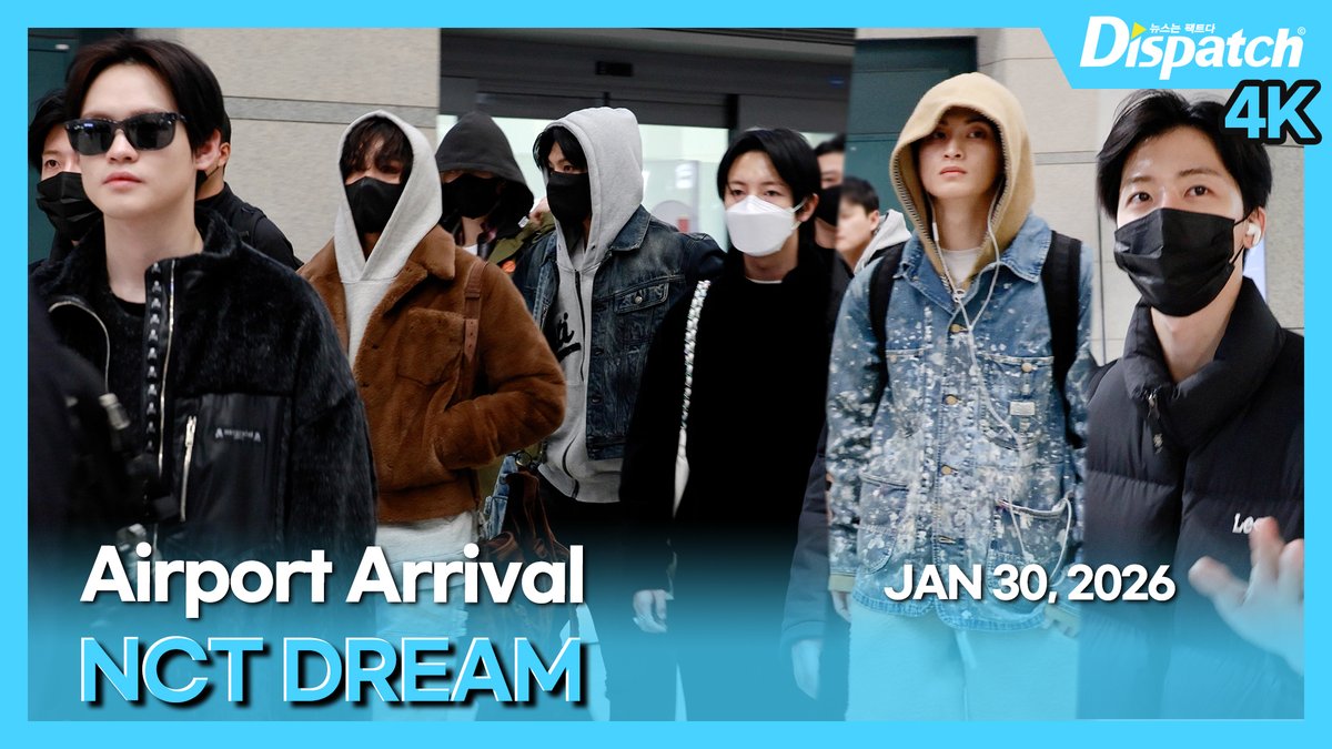 Dicon_korea's tweet image. [🎥] 'NCT DREAM(엔시티 드림)' 인천국제공항 입국

youtu.be/ERZTLTWsN7Q

#NCTDREAM #NCT드림 #엔시티드림 #마크 #런쥔 #제노 #해찬 #재민 #지성 #천러 #MARK #RENJUN #JENO #HAECHAN #JAEMIN #CHENLE #JISUNG #공항패션 #공항 #입국 #airport #arrival #DIPE #디스패치 #dispatch