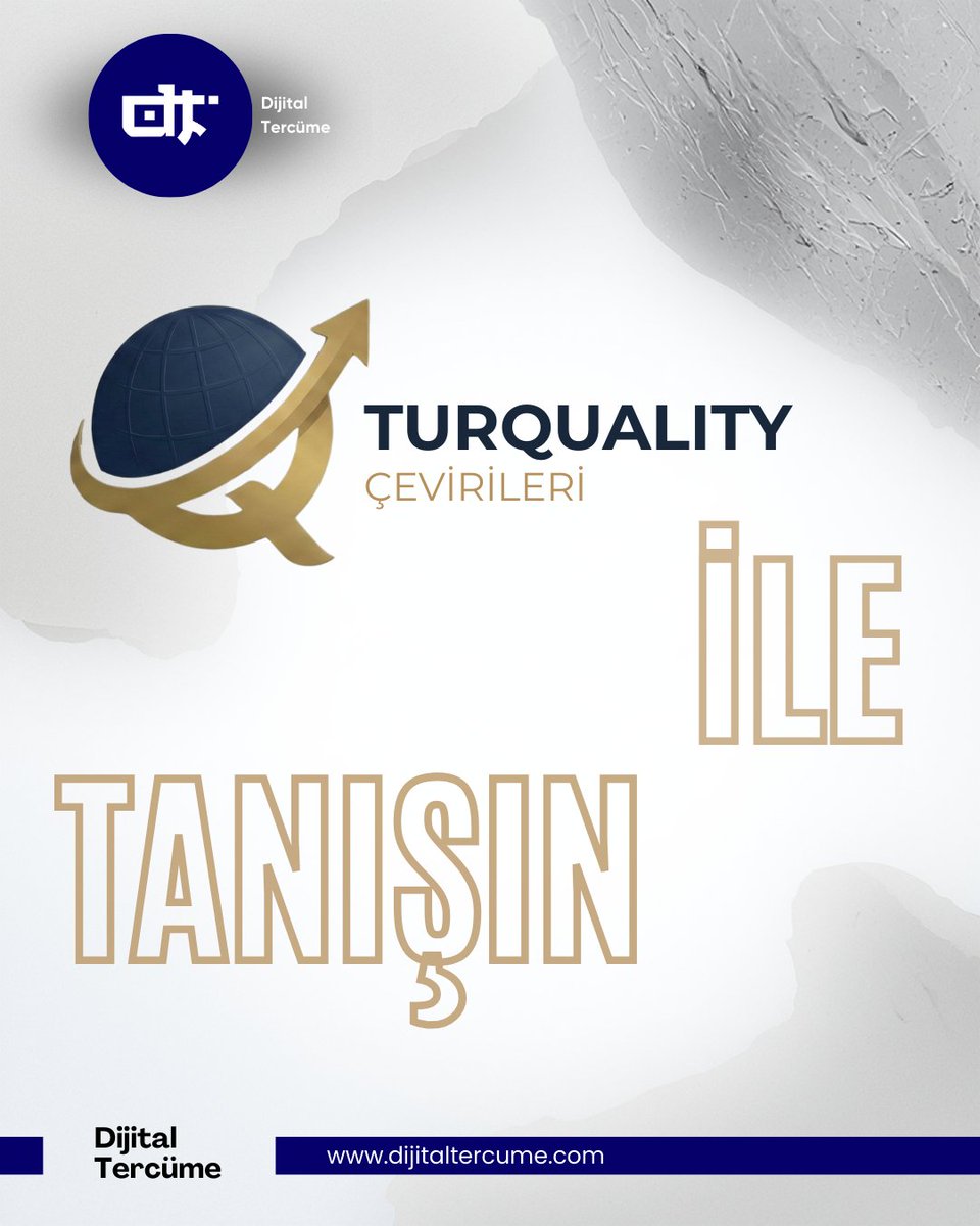 Dijital Tercüme olarak, Turquality sürecindeki firmaların ihtiyaç duyduğu stratejik çeviri ve yerelleştirme çözümlerini "Turquality Çevirileri" başlığı altında sunuyoruz.

linkedin.com/showcase/turqu…

#dijitaltercüme #turquality #turqualityçevirileri