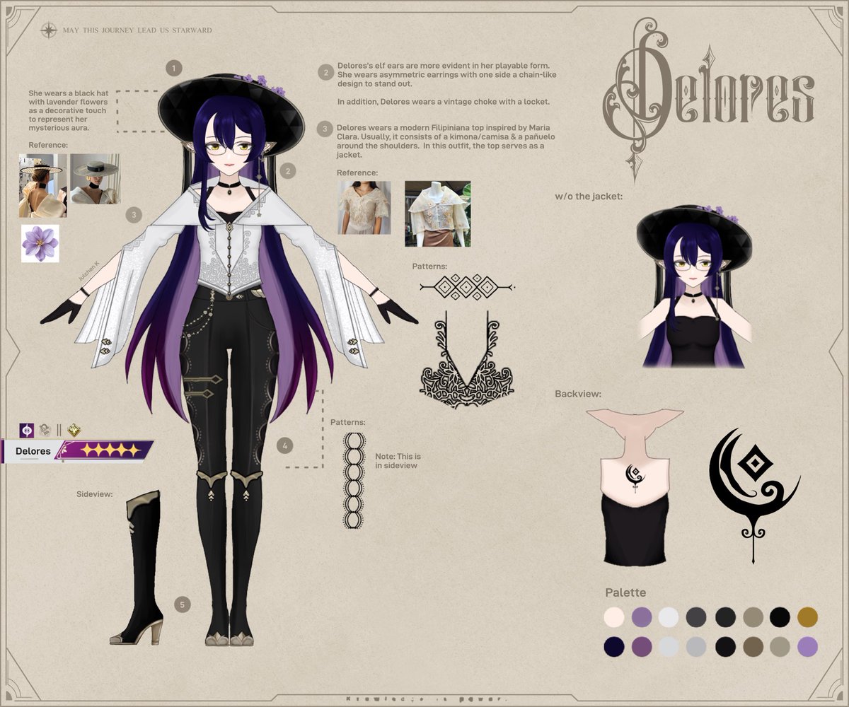pyre_sol's tweet photo. ᯓ✧ Delores Character Sheet
✧┊ Class: Pretender
✧┊ Path: Enigmata
✧┊ Element: Quantum
╰┈➤ #fgo #fgooc #fgo夢 #masteroc #hsr #hsroc #yumetwt #oc #art #digitalart #fanart #artshare #artmoots https://t.co/bFLozd3P4N