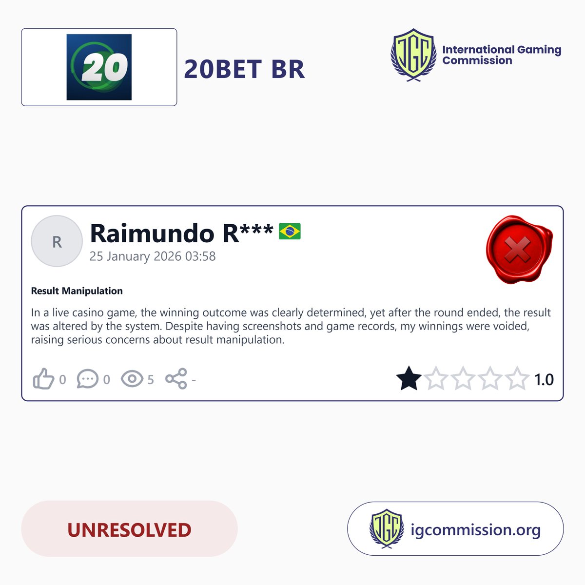 IG Commission tweet media