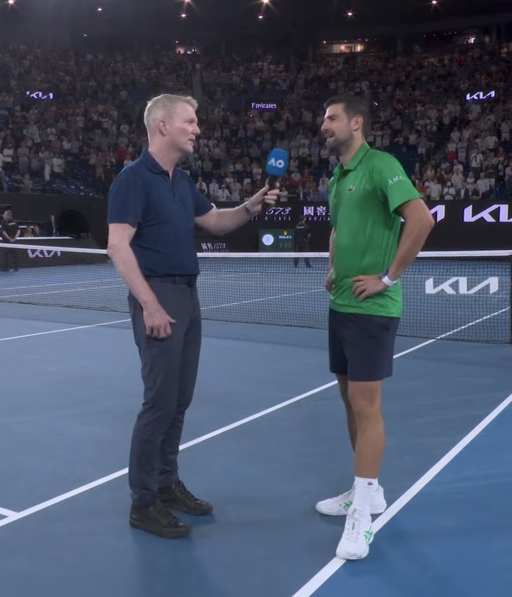 Novak <a href="/DjokerNole/">Novak Djokovic</a> 38 years old.
Still here. Still dominant.
The GOAT is definitely him !
Proof that it’s never too late to be the best of all time.
Against <a href="/carlosalcaraz/">Carlos Alcaraz</a> , the final will be epic.

Pure history. Pure fire. 🎾🔥