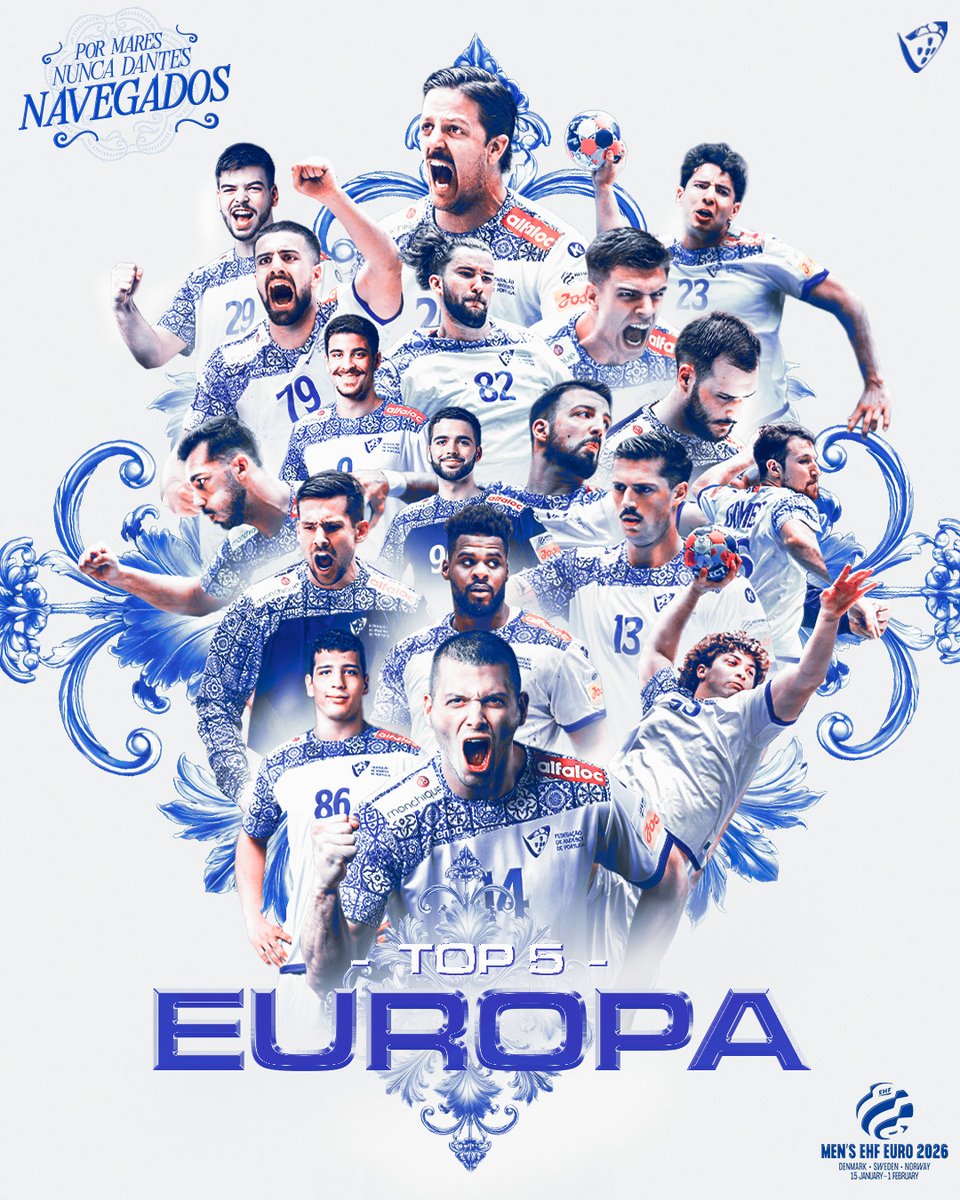 𝗢 𝗺𝗲𝗹𝗵𝗼𝗿 𝗣𝗼𝗿𝘁𝘂𝗴𝗮𝗹 𝗱𝗲 𝘀𝗲𝗺𝗽𝗿𝗲 𝗲𝗺 𝗘𝘂𝗿𝗼𝗽𝗲𝘂𝘀 ❤️‍🔥 Percorremos mares nunca dantes navegados 🌊

#PorMaresNuncaDantesNavegados #HeroisDoMar #PureGreatness