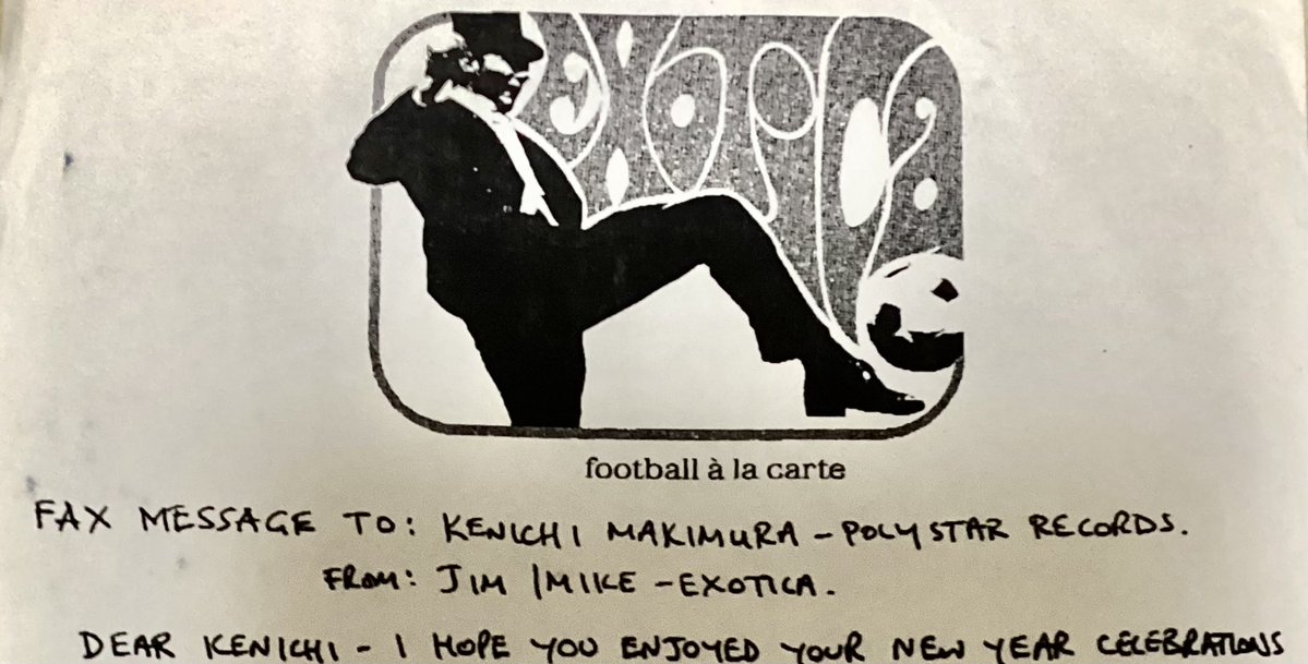 思い出せば、TRATTORIAレーベルのきっかけは、この1通のFAXが届いたことからだろう。
この一枚の紙が起こしたことかもしれない。