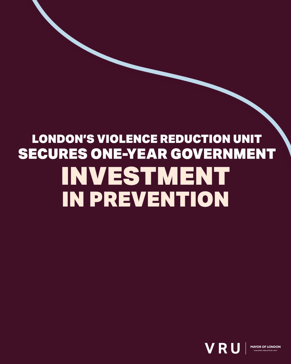 London's Violence Reduction Unit tweet media