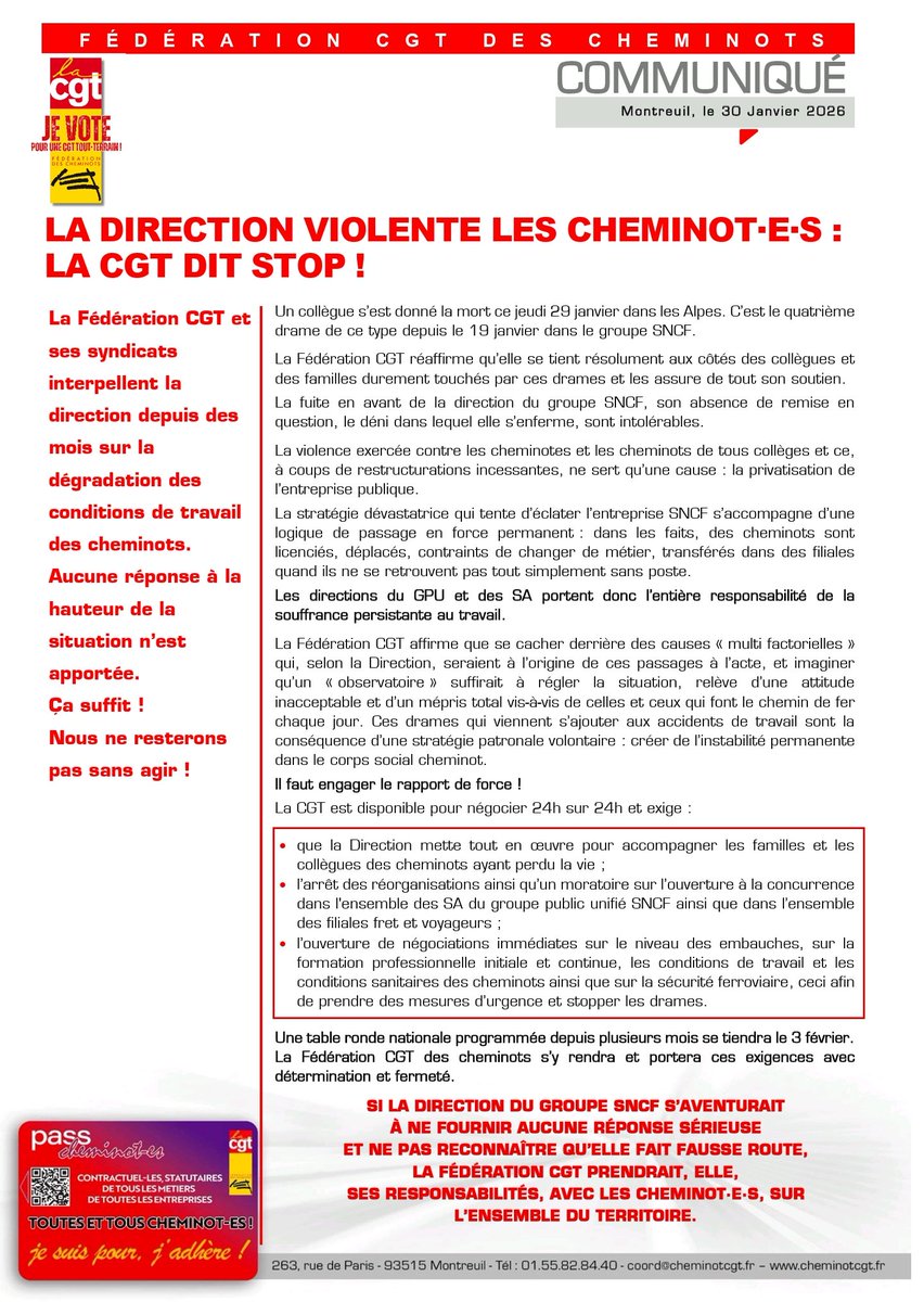 CGT CHEMINOTS MONTPELLIER tweet media