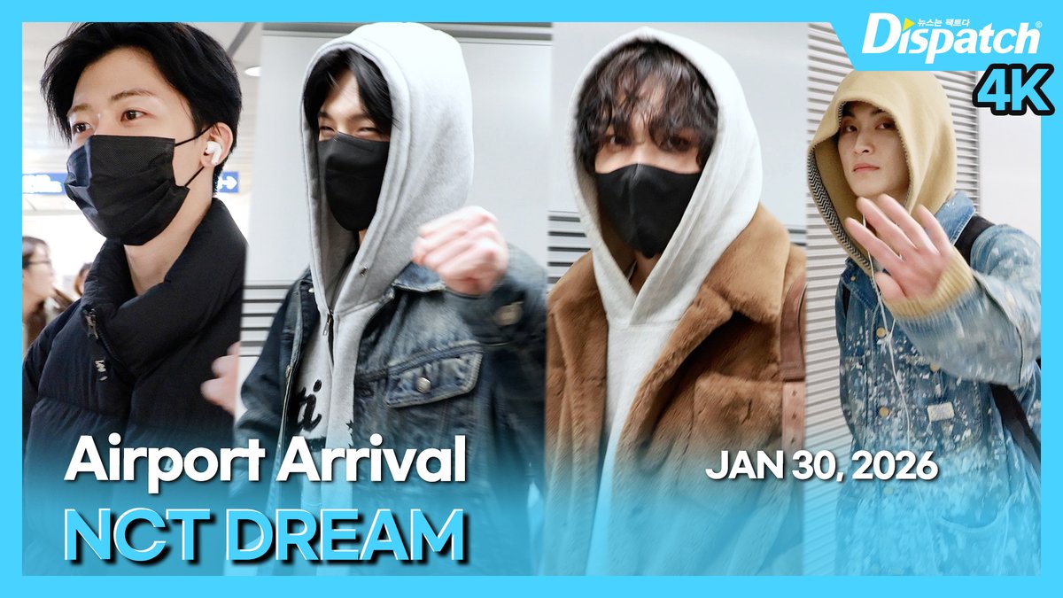 Dicon_korea's tweet image. [🎥] 'NCT DREAM(엔시티 드림)' 인천국제공항 입국

youtu.be/ERZTLTWsN7Q

#NCTDREAM #NCT드림 #엔시티드림 #마크 #런쥔 #제노 #해찬 #재민 #지성 #천러 #MARK #RENJUN #JENO #HAECHAN #JAEMIN #CHENLE #JISUNG #공항패션 #공항 #입국 #airport #arrival #DIPE #디스패치 #dispatch