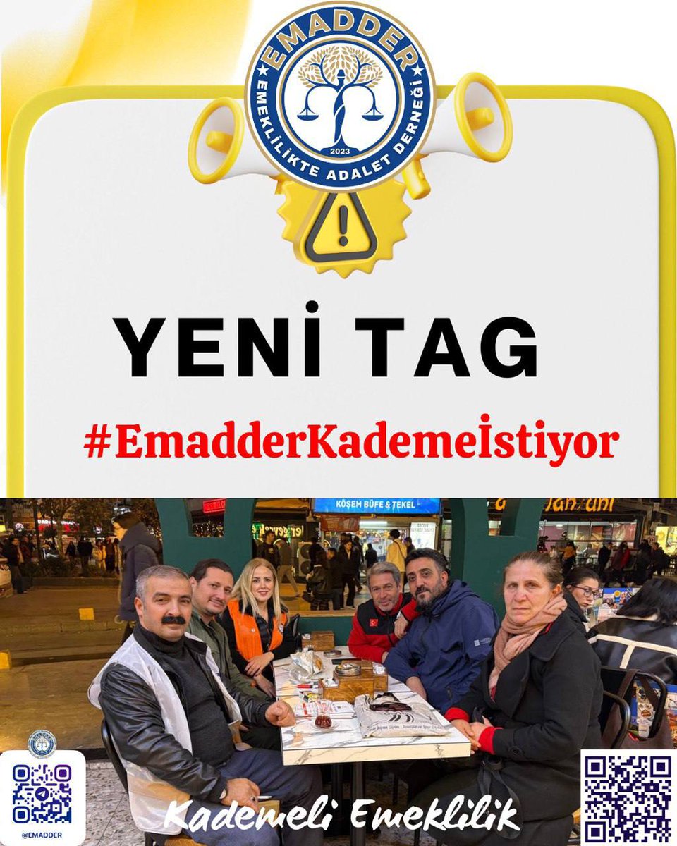 <a href="/mihribanugurluu/">Mihriban UĞURLU ⚖️</a> <a href="/cihat_yilmaz/">Cihat Yılmaz</a> 52 yas 9840 gun prim  28 yıl calisma hayati hesabini siz yaparsiniz benim matematik zayif 
<a href="/EmadDernegi/">EMEKLİLİKTE ADALET DERNEĞİ ⚖️</a>
#EmadderKademeİstiyor