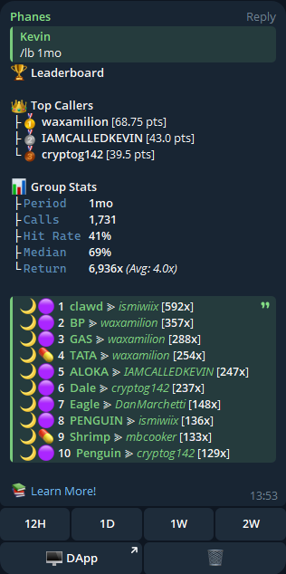 January was straight up 🔥

Nearly every big runner caught early.

Will be inviting 5 people, all you need to do is interact with this post!

Double your chances by interacting with the tg post as well: t.me/iamcalled_kevin
