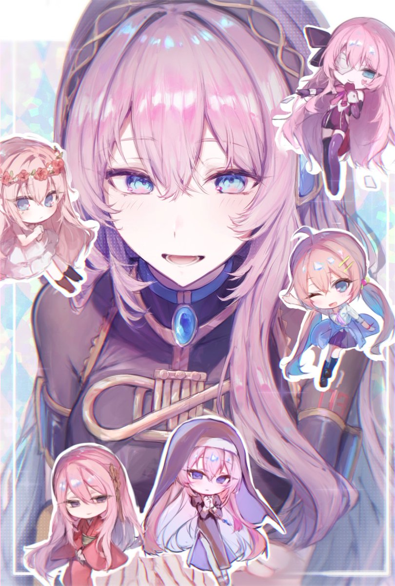 🩷🎉💞　※タップ推奨
#巡音ルカ生誕祭2026 #巡音ルカ17th