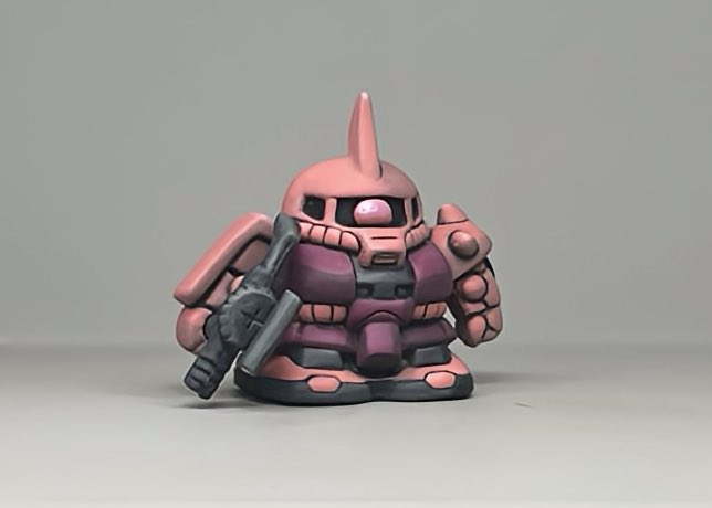 機動戦士ガンダム より ロボケシ版 シャア専用✨ザクⅡ✨ フルカラーに