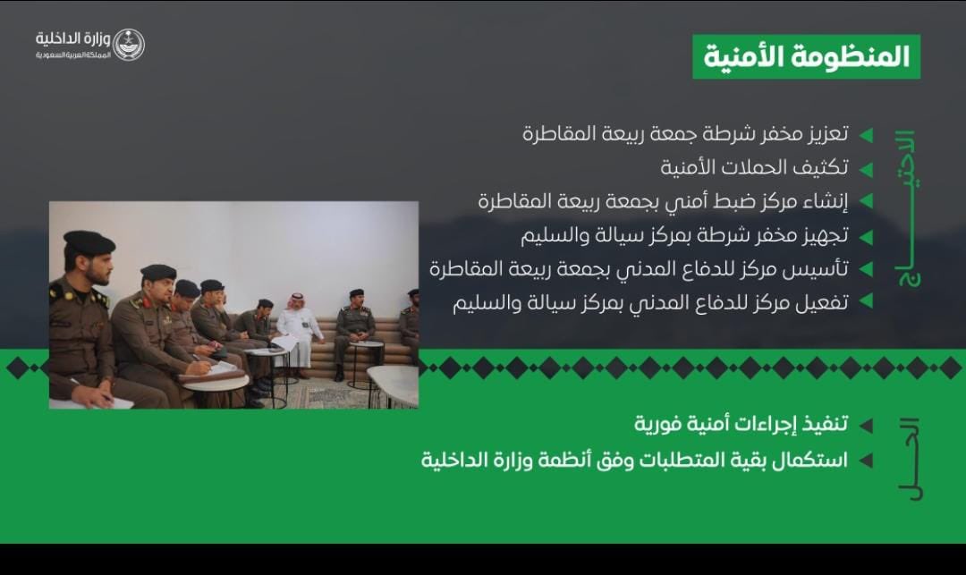 wadqsayalah's tweet photo. الخير حيث وطئت قدماك

مع صدور تقرير زيارة صاحب السمو الملكي الأمير تركي بن طلال بن عبد العزيز آل سعود - حفظه الله - لربيعة المقاطرة؛ نرفع لسموه أسمى آيات الشكر على دعمه، بعد وقوفه على الاحتياج والأمر بالتنفيذ الفوري لاعتماد المنظومات الخمس التي شملت:

منظومة الصحة: تمثلت في تشغيل المركز الصحي 24 ساعة، توفير سيارة إسعاف، عيادات تخصصية (نساء وولادة)، تجهيز عيادة الأسنان بسيالة، تطبيق برنامج الطب المنزلي، افتتاح صيدلية مجتمعية، وربط المولد الكهربائي.

منظومة النقل: استكمال طريق قبائل ربيعة (21 كم)، وربط طريق الطحاحين–غرغرة (28 كم)، وتأهيل طريق قحفن–نصبة (39 كم)، وتنفيذ طريق سهول الشمالي (8 كم)، وفتح طريق السليم–الساحلي (5 كم)، وحماية ومعالجة انهيارات لطريق عقبة أخفة.

منظومة البلدية: سفلتة طريق صيفر–الدخول، وسفلتة مخططات 2 و13 و40، وتحسين طرق القرى (أم البقر، سران، سهول الشمالي، هيام)، واستثمار الأراضي المنزوعة، وربط القرى بالمراكز الخدمية.

منظومة المياه والزراعة: تعزيز وتحسين مصادر مياه الشرب في جمعة ربيعة وسيالة والسليم، إزالة أشجار البرسوبس، وتوفير الأدوية واللقاحات للمواشي.

المنظومة الأمنية: تعزيز مخافر الشرطة، وتكثيف الحملات الأمنية، وإنشاء مركز ضبط أمني بجمعة ربيعة، وتجهيز مركز الشرطة بسيالة والسليم، وتأسيس مركزَي دفاع مدني في جمعة ربيعة وسيالة والسليم.

خطوة رائدة تؤكد حرص سموه على التنمية ورفع جودة الحياة.

حفظ الله قيادتنا الرشيدة وأدام علينا نعمة الأمن والاستقرار،
#أمارة_منطقة_عسير 
#هيئة_تطوير_عسير 
#رؤية_السعودية_2030 
#قمم_شيم 
#ربيعة_المقاطرة
#بارق