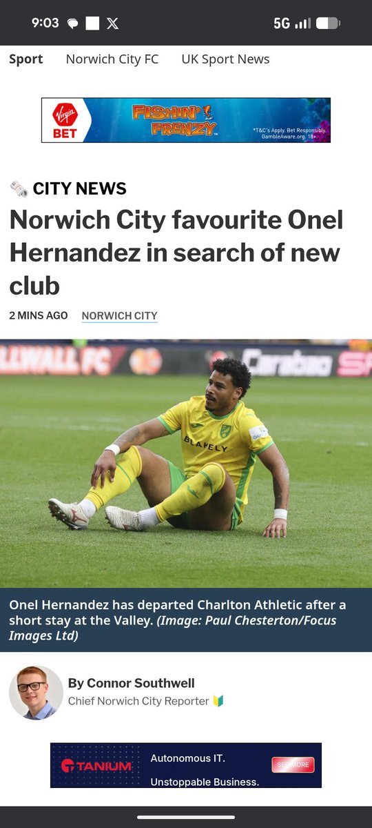 If #ncfc resigned him PC would turn him into prime Darren Huckerby /  Ruel Fox