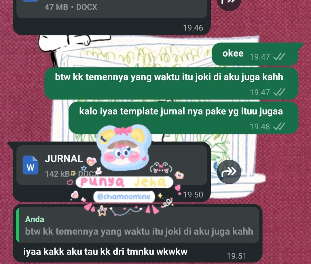 chamoomine's tweet image. makasih banget buat cust yang selalu nawarin jasa aku ke temen temennya jugaa 🥺🥺🤍